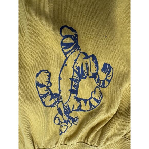 Disney Winnie the Pooh and Pals Mustard Yellow 2X Drop Waist 3/4 Sleeve Dress - Picture 7 of 11